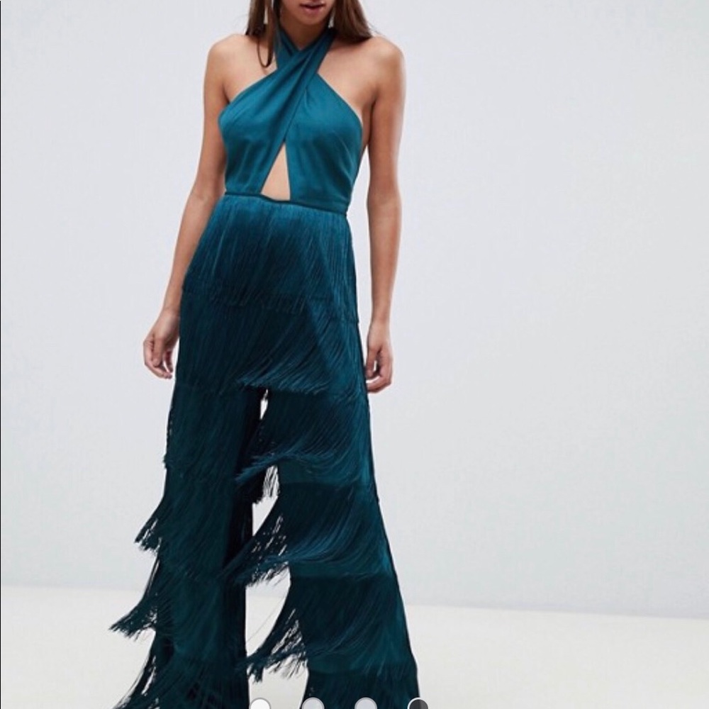 ASOS fringe jumpsuit